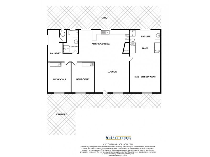 4 Wychitella Place, South Kalgoorlie WA 6430 Floorplan