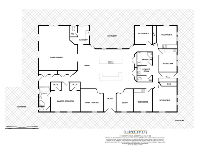 44 Osmetti Drive Somerville, Kalgoorlie WA 6430 Floorplan