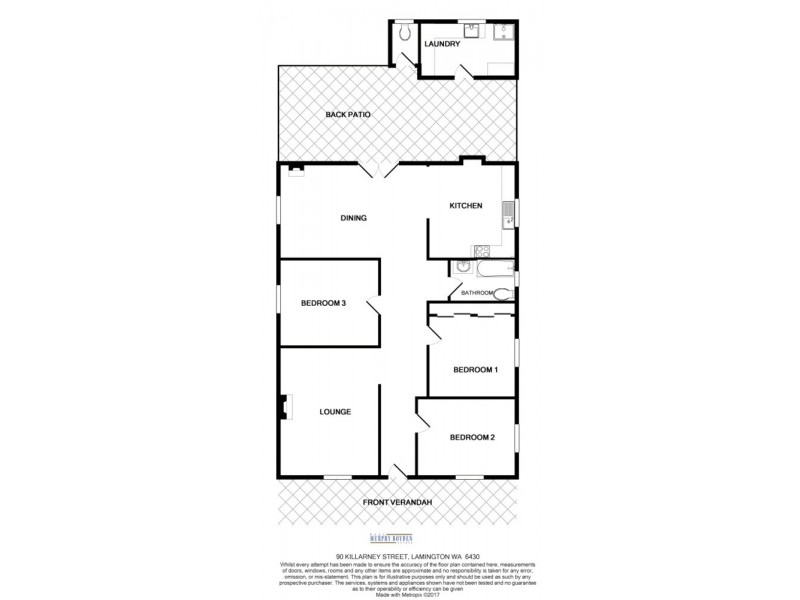 90 Killarney Street Lamington, Kalgoorlie WA 6430 Floorplan