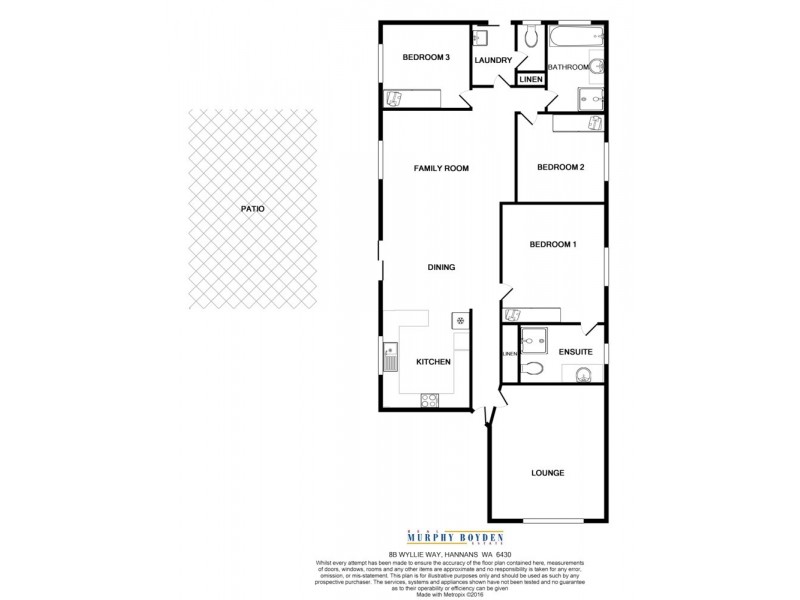 8B Wyllie Way Hannans, Kalgoorlie WA 6430 Floorplan