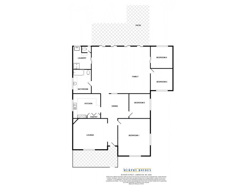 85 Ward Street, Lamington WA 6430 Floorplan