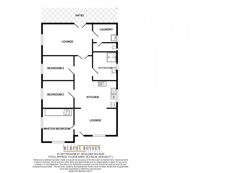 91 Wittenoom Street, Boulder WA 6432 Floorplan