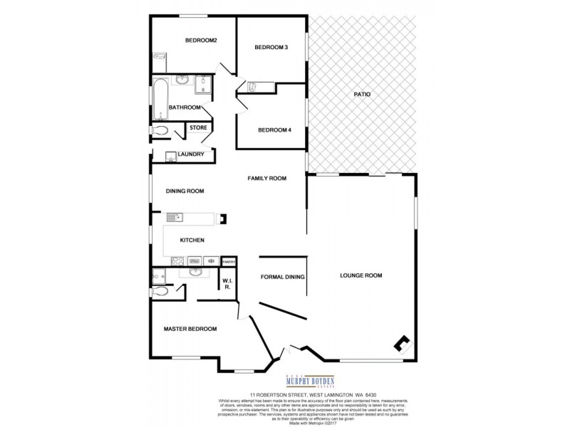 11 Robertson Street, West Lamington WA 6430 Floorplan