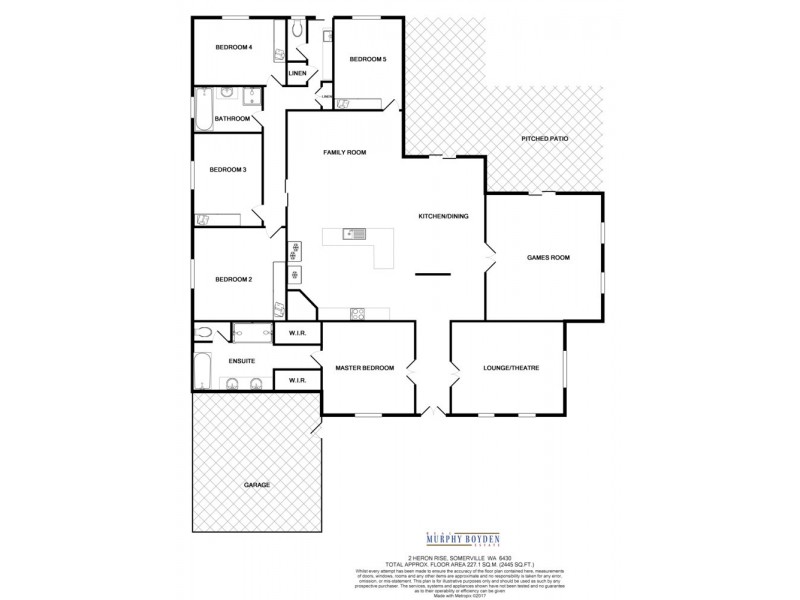 2 Heron Rise Somerville, Kalgoorlie WA 6430 Floorplan