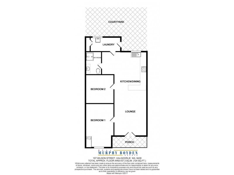 107 Wilson Street, Kalgoorlie WA 6430 Floorplan
