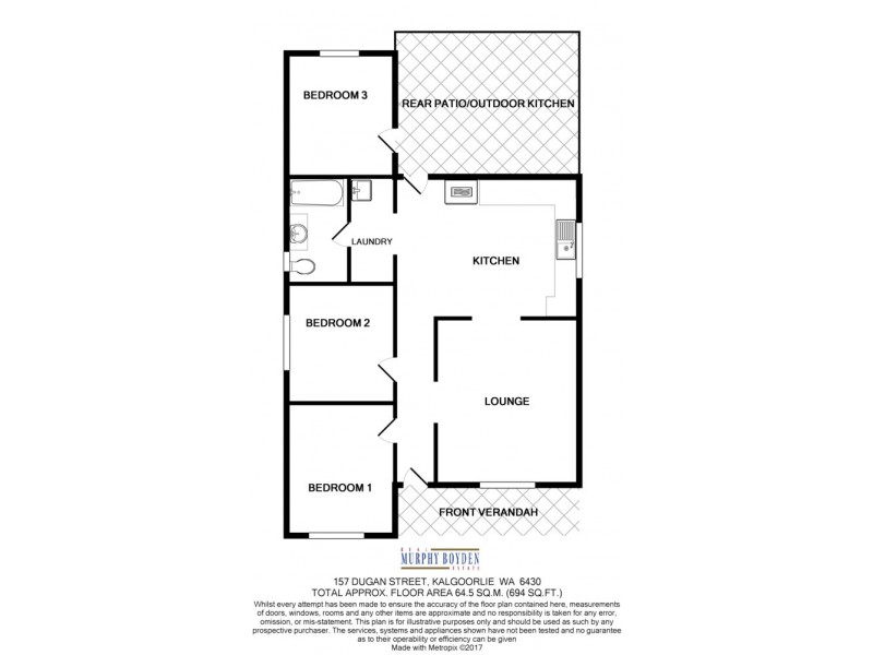 157 Dugan Street, Kalgoorlie WA 6430 Floorplan