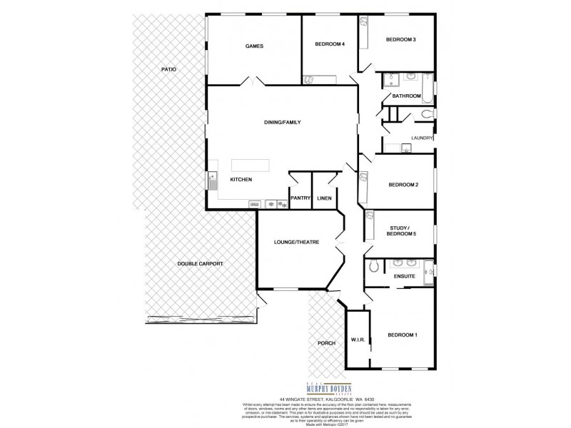 44 Wingate Street, Somerville WA 6430 Floorplan