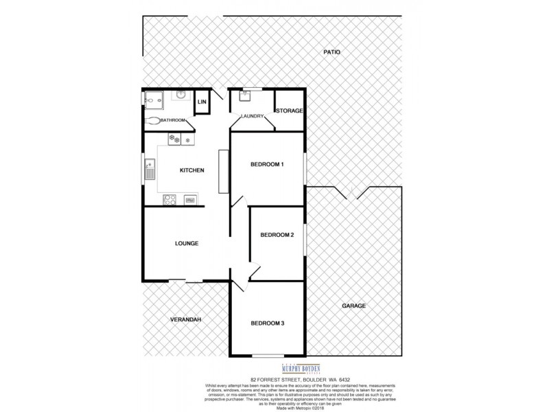 82 Forrest Street, South Boulder WA 6432 Floorplan