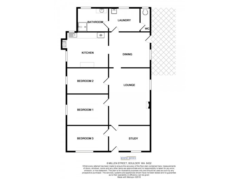 6 Millen Street, Boulder WA 6432 Floorplan
