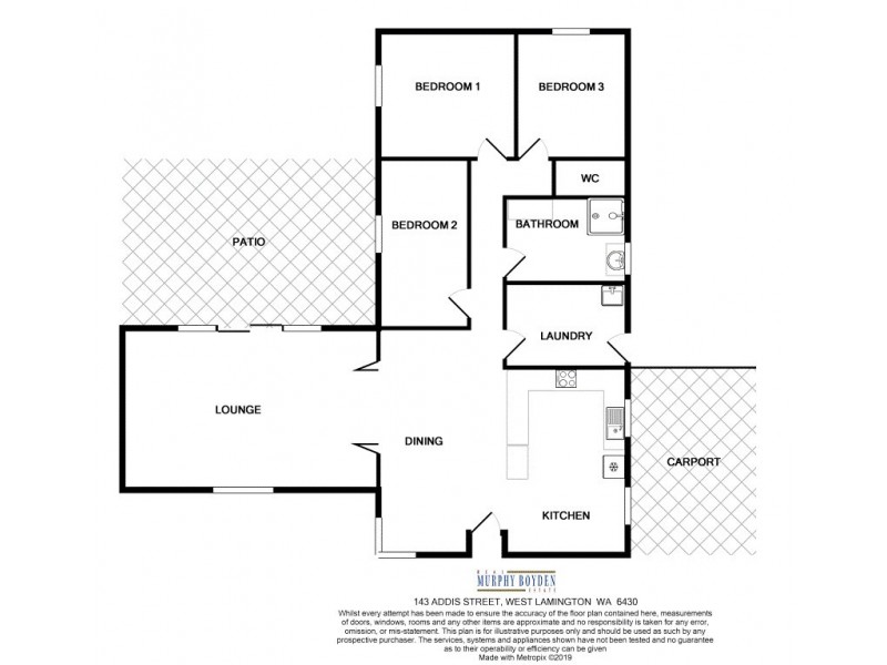143 Addis Street, West Lamington WA 6430 Floorplan