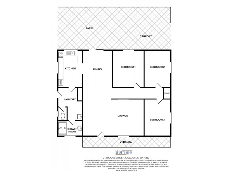 218 Dugan Street, Kalgoorlie WA 6430 Floorplan