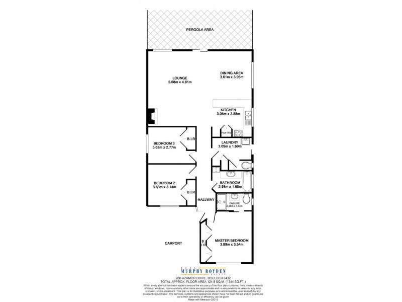 28B Azamor Drive, Boulder WA 6432 Floorplan
