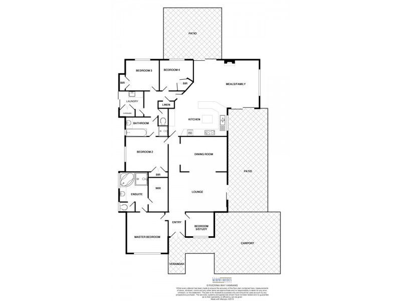6 Riverina Way, Hannans WA 6430 Floorplan