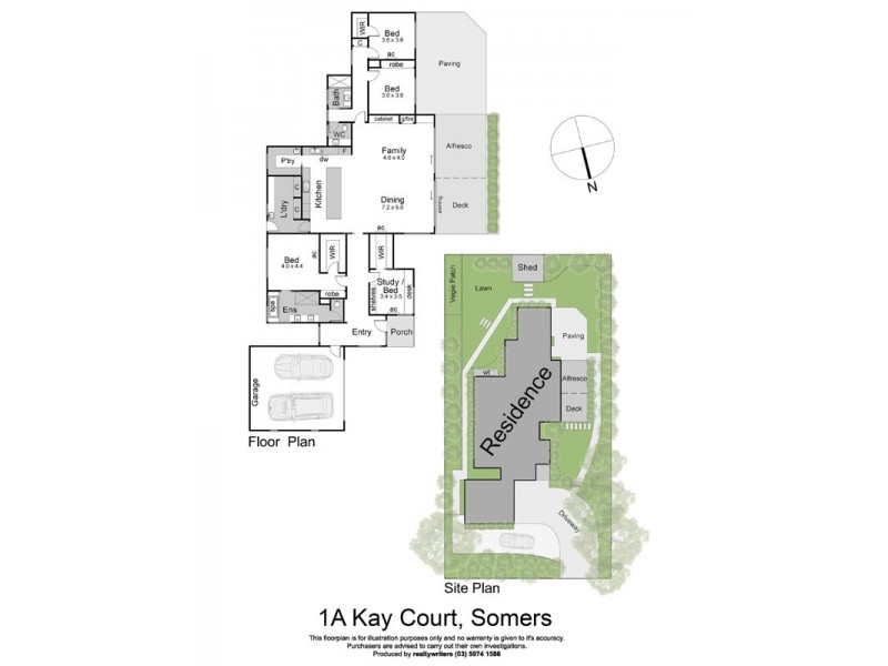 1A Kay Crt, Somers VIC 3927 Floorplan