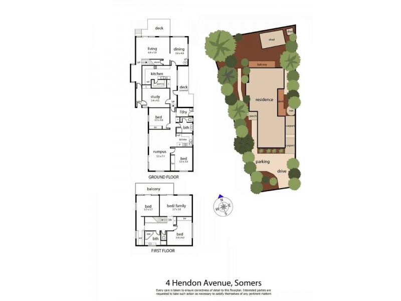 4 Hendon Avenue, Somers VIC 3927 Floorplan