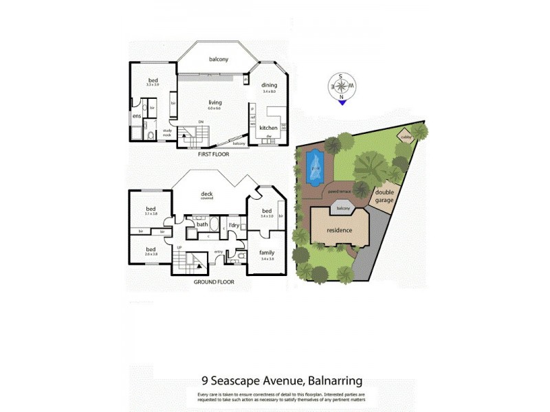 9  Seascape  Avenue, Balnarring VIC 3926 Floorplan