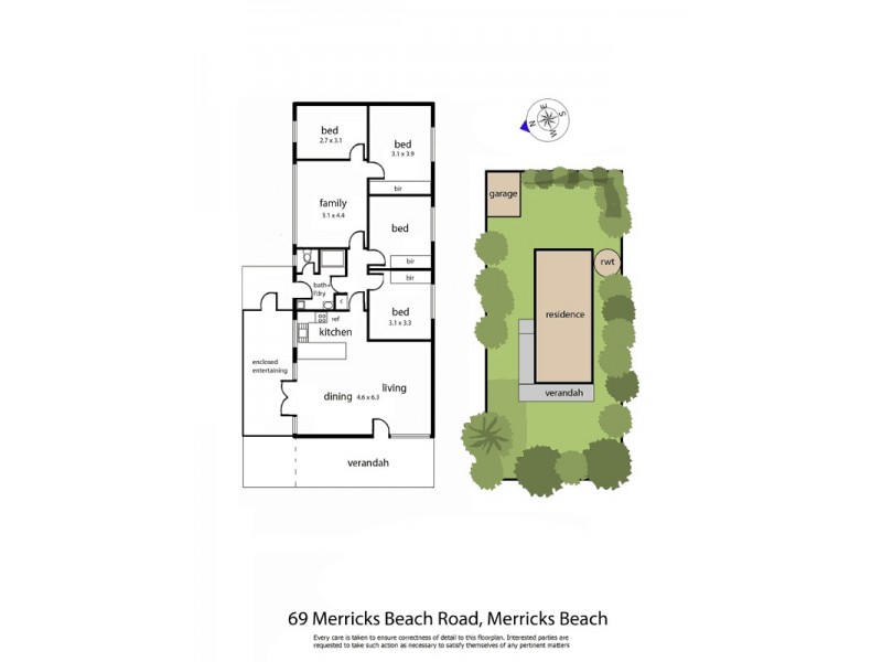 69 Merricks Beach Rd, Merricks Beach VIC 3926 Floorplan