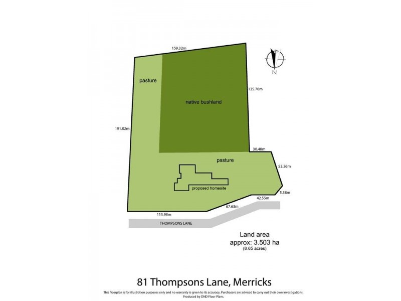 81 Thompsons Lane, Merricks VIC 3916 Floorplan