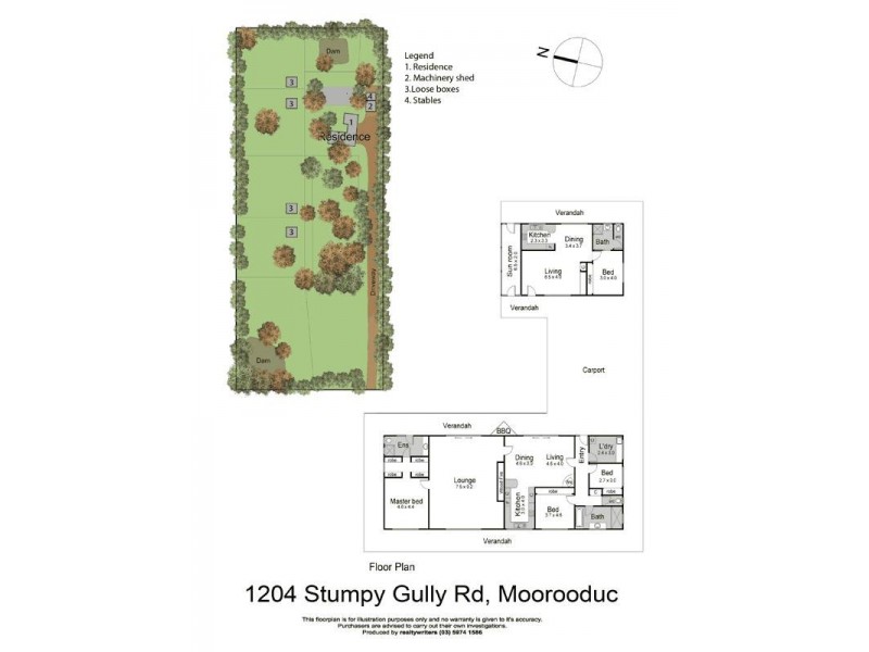 1204 Stumpy Gully Road, Moorooduc VIC 3933 Floorplan