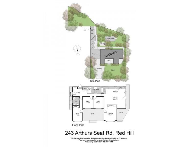 243 Arthurs Seat Road, Red Hill VIC 3937 Floorplan