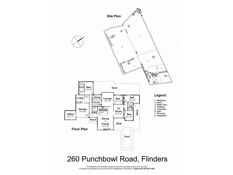 260 Punchbowl Rd, Flinders VIC 3929 Floorplan