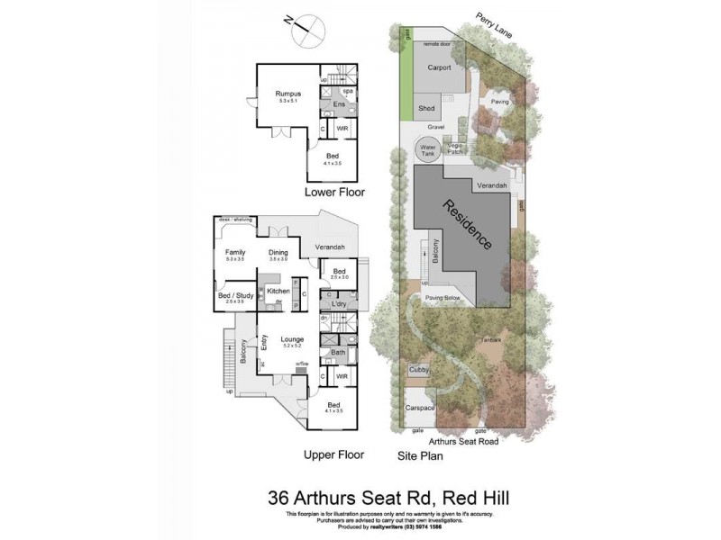 36 Arthurs Seat Rd, Red Hill VIC 3937 Floorplan