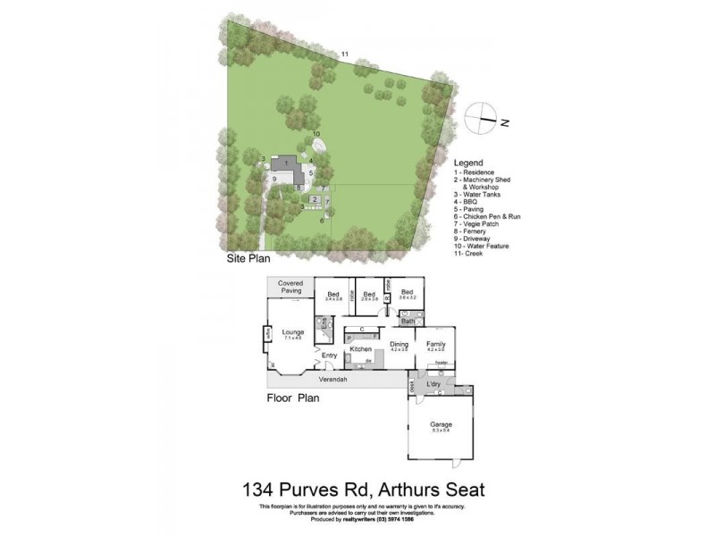 134 Purves Road, Arthurs Seat VIC 3936 Floorplan