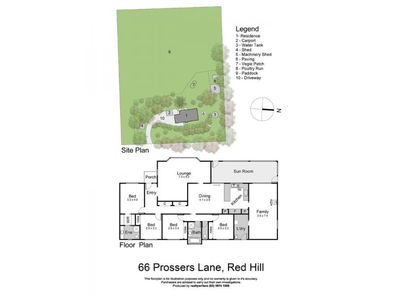66 Prossors Lane, Red Hill VIC 3937 Floorplan