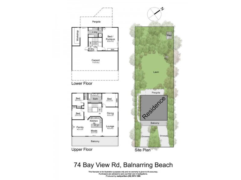 74 Bayview Road, Balnarring Beach VIC 3926 Floorplan