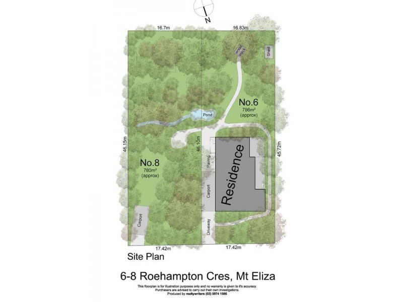 6 & 8 Roehampton Cres, Mount Eliza VIC 3930 Floorplan