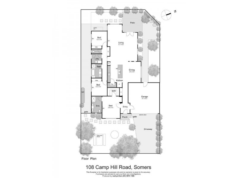 108 Camp Hill Road, Somers VIC 3927 Floorplan