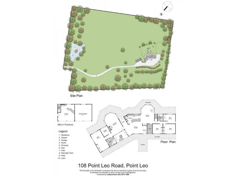 108 Point Leo Rd, Shoreham VIC 3916 Floorplan