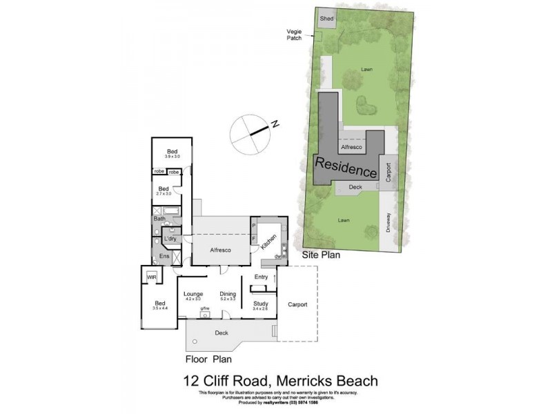 12 Cliff Rd, Merricks Beach VIC 3926 Floorplan