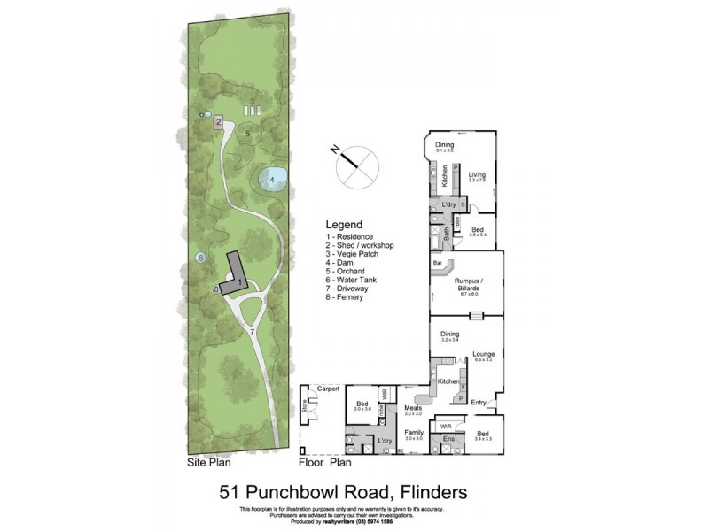 51 Punchbowl Road, Flinders VIC 3929 Floorplan
