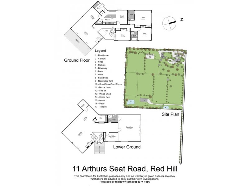 11 Arthurs Seat Road, Red Hill VIC 3937 Floorplan