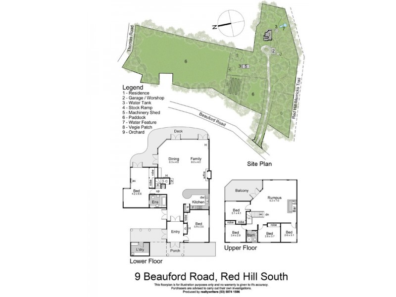 9 Beauford Road, Red Hill VIC 3937 Floorplan