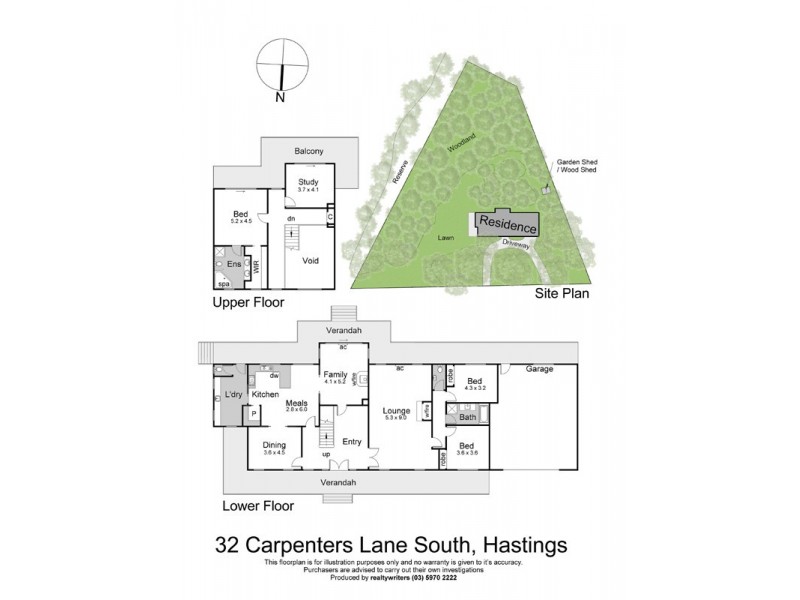 32 Carpenters Lane South, Hastings VIC 3915 Floorplan