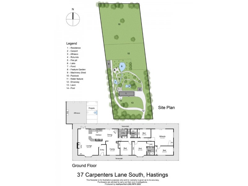 37 Carpenters Lane South, Hastings VIC 3915 Floorplan