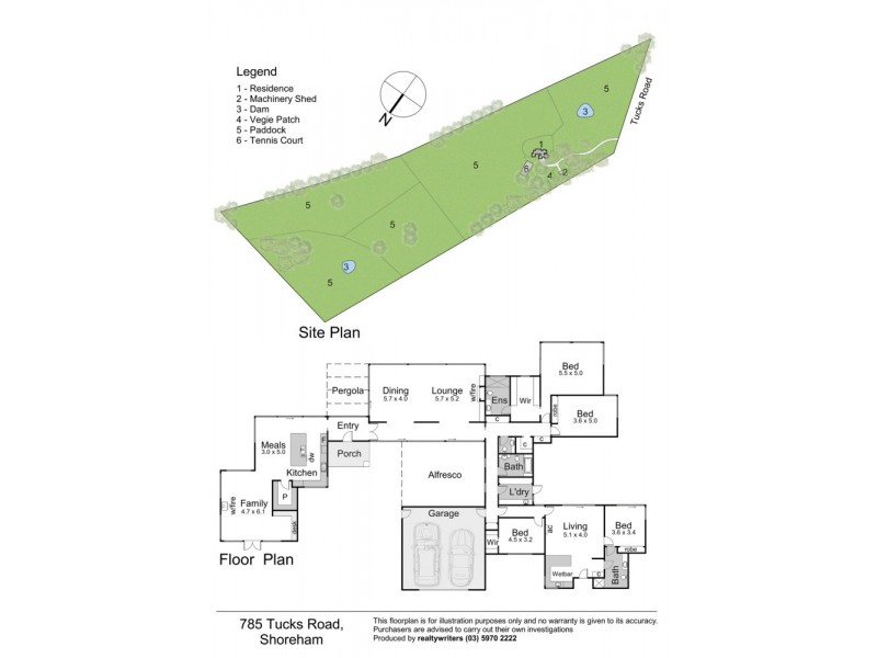 785 Tucks Road, Shoreham VIC 3916 Floorplan