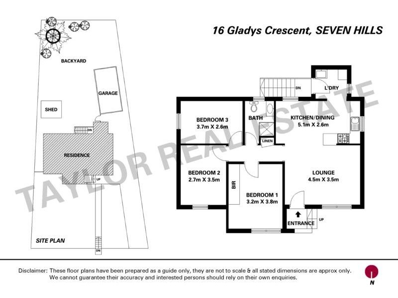 16 Gladys Crescent, Seven Hills NSW 2147 Floorplan