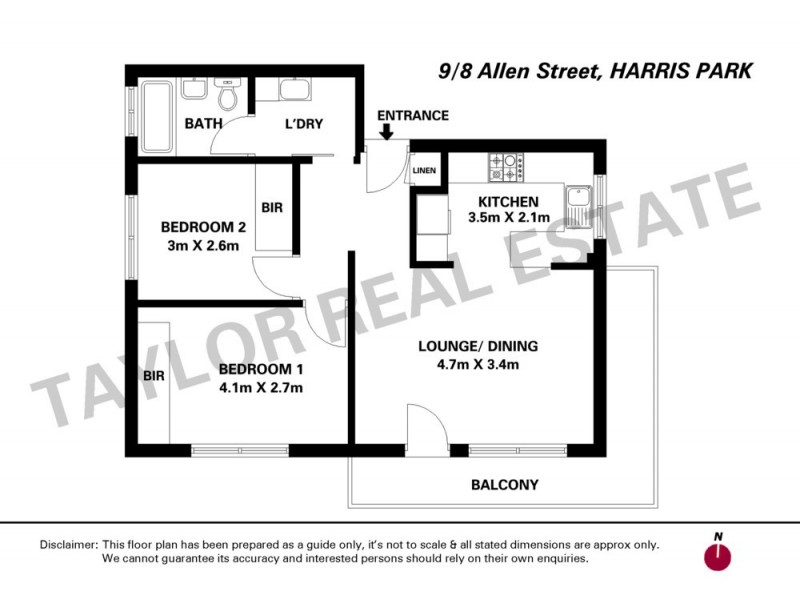 9/8 Allen Street, Harris Park NSW 2150 Floorplan