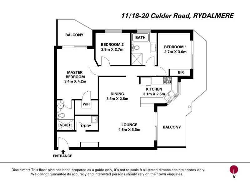 11/18-20 Calder Road, Rydalmere NSW 2116 Floorplan