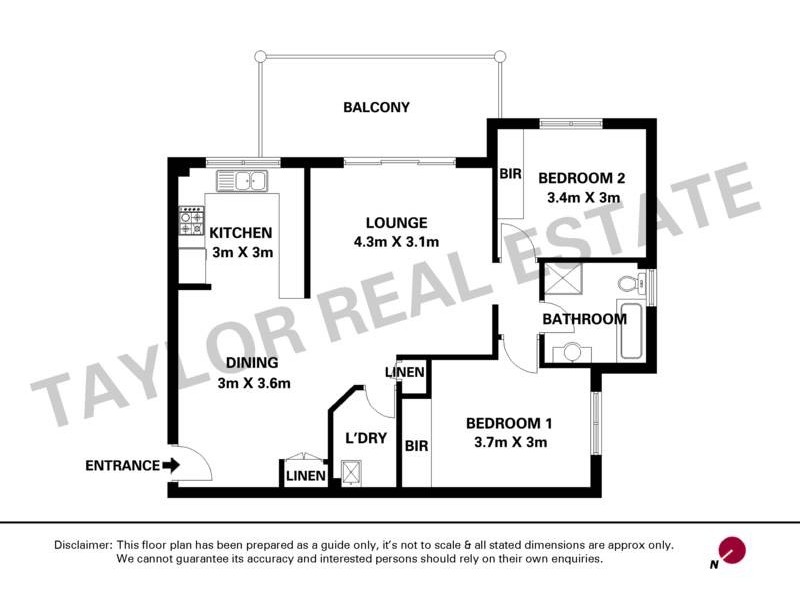 1/47 Railway Street, Granville NSW 2142 Floorplan