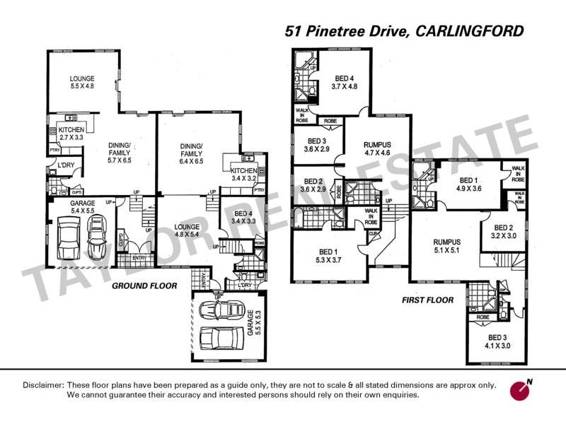 51 Pinetree Drive, Carlingford NSW 2118 Floorplan