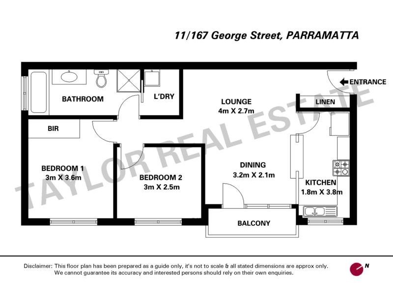 11/167 George Street, Parramatta NSW 2150 Floorplan