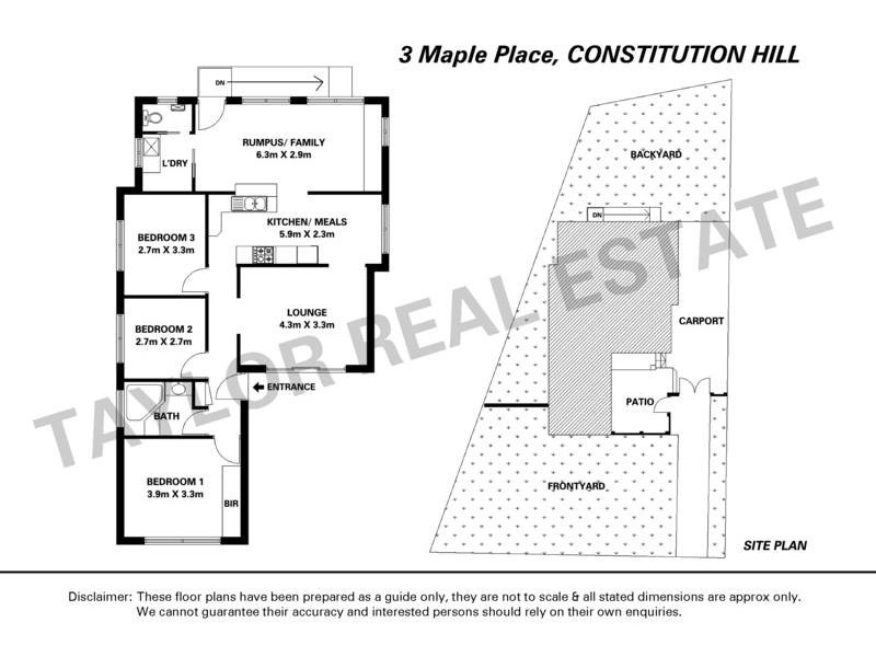 3 Maple Place, Constitution Hill NSW 2145 Floorplan