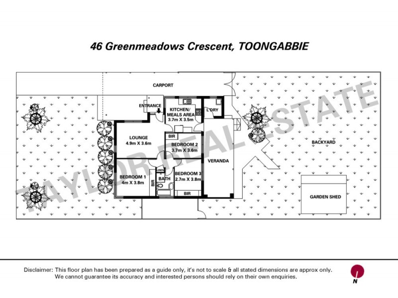 46 Greenmeadows Crescent, Toongabbie NSW 2146 Floorplan