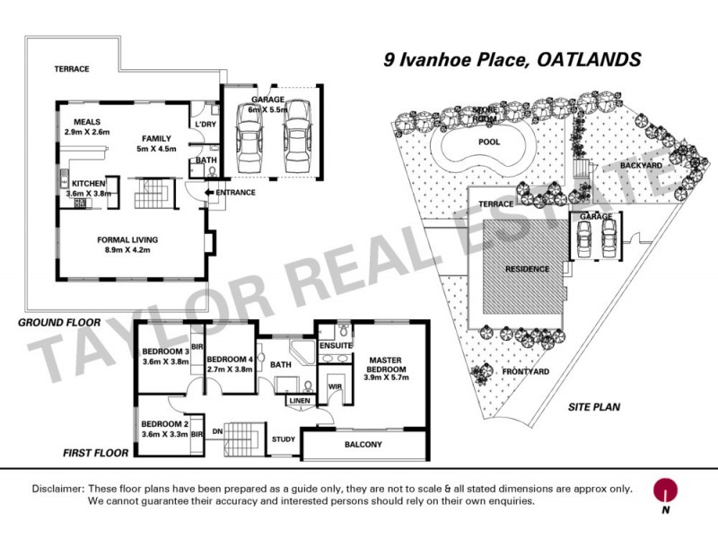 9 Ivanhoe Place, Oatlands NSW 2117 Floorplan