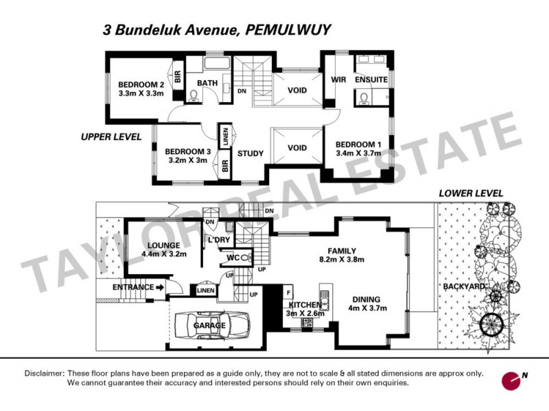 3 Bundeluk Avenue, Pemulwuy NSW 2145 Floorplan