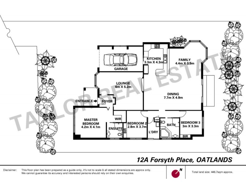 12A Forsyth Place, Oatlands NSW 2117 Floorplan